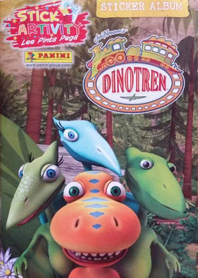 Dinotren - Stick Artivity - Lee Pinta Pega